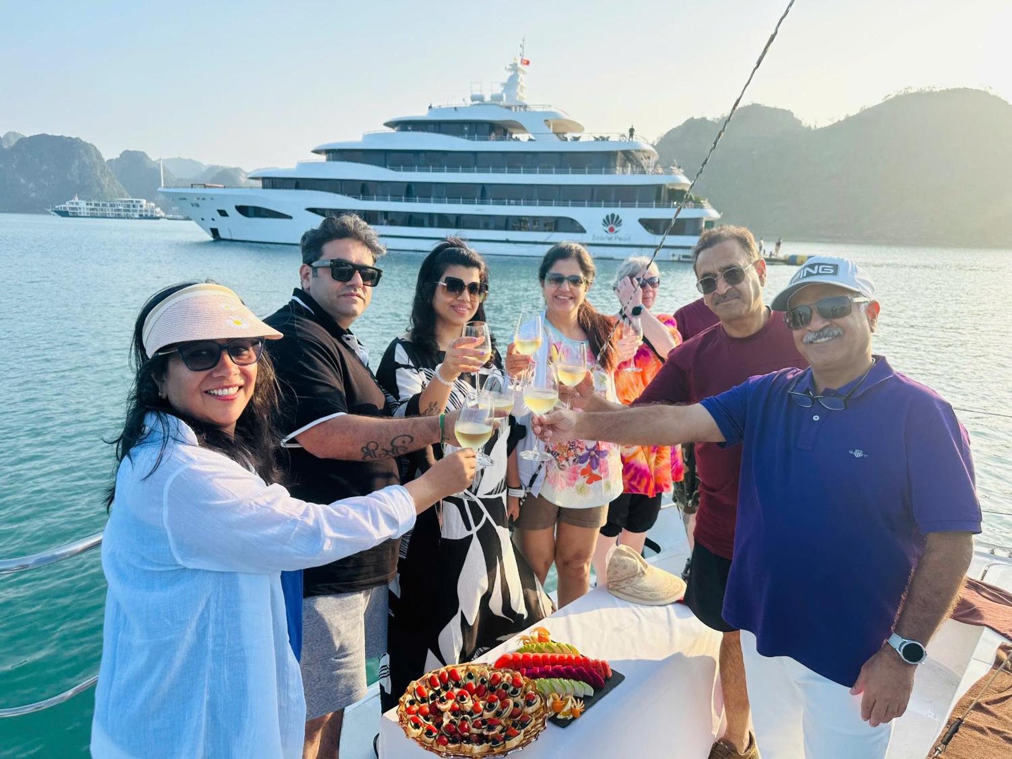 Hotel Scarlet Pearl Cruises - Wonder On Lan Ha Bay Hạ Long Exterior foto